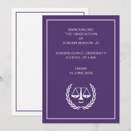 Anúncio de Graduação na Faculdade de Direito