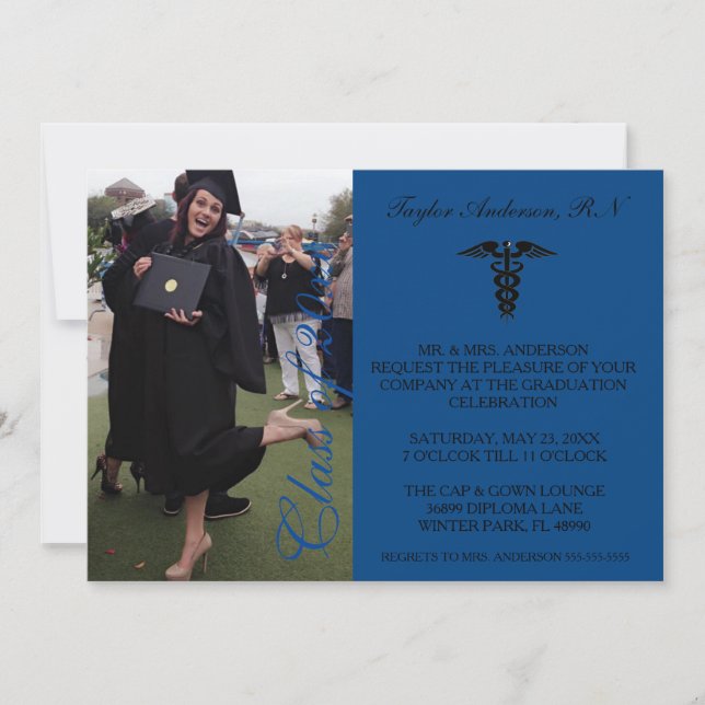 Anúncio de Graduação na Faculdade de Medicina Azul (Frente)