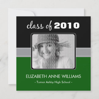 Anúncio de Graduação Personalizada Verde Encantáve