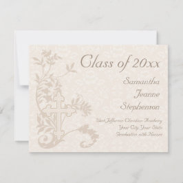 Anúncio de Graduação Religiosa Cristã, Creme