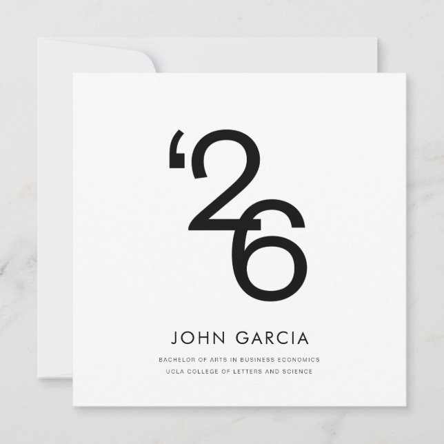 Anúncio de graduação simples (Frente)