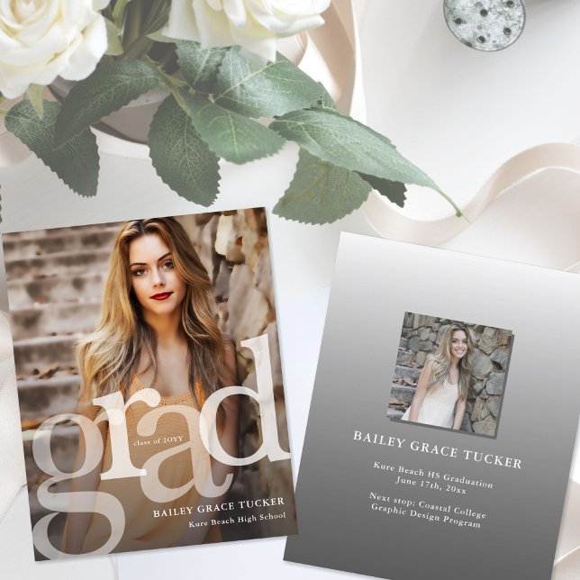 Anúncio de Graduação Simples com Overlay de GRAD p (Criador carregado)