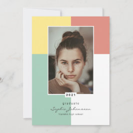 Anúncio de graduação simplesmente elegante