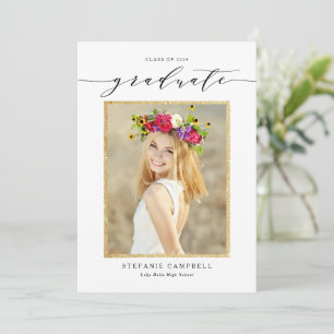 Anúncio de Graduação Turma de 2025 Letra Caprichos