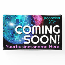 Anúncio de grande abertura em breve