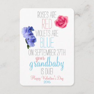 Anúncio de Gravidez