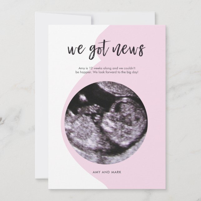 Anúncio de Gravidez (Frente)