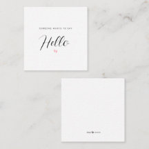 ANÚNCIO DE GRAVIDEZ Cartão de Revenda para Bebês