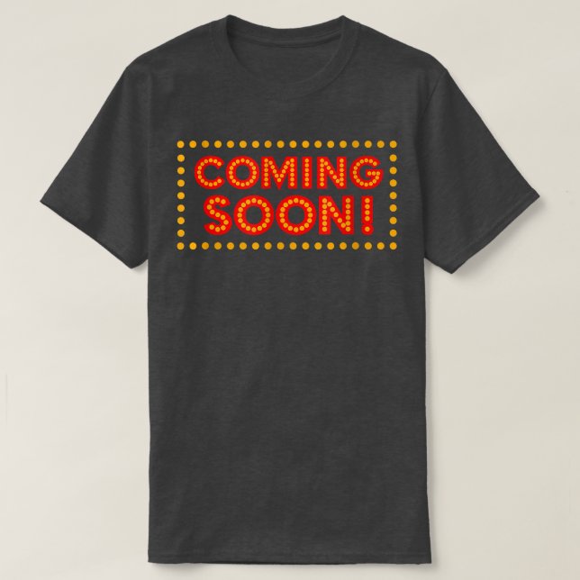 Anúncio de gravidez chegando em breve T-Shirt (Frente do Design)