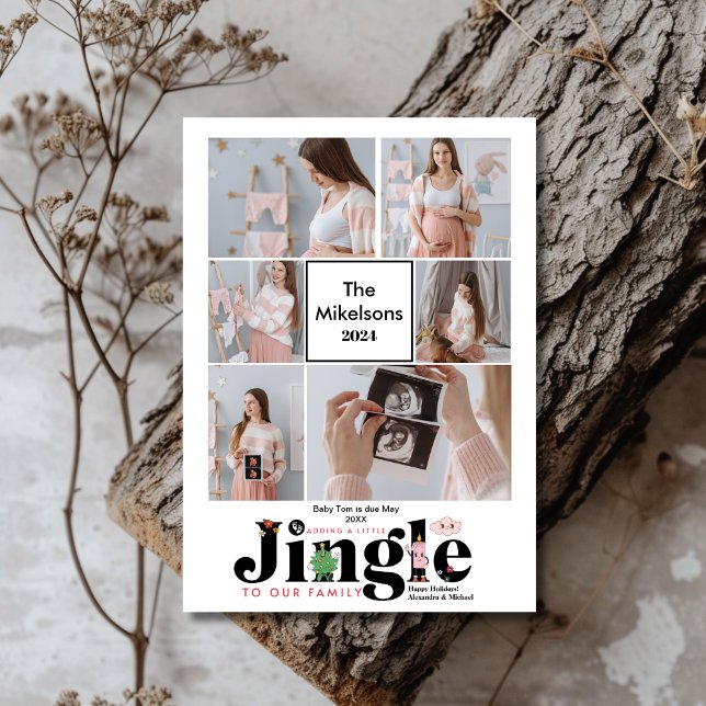 Anúncio de gravidez com várias fotos (Criador carregado)