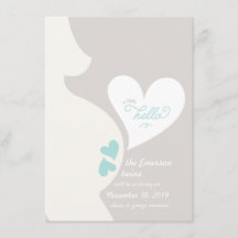 Anúncio de Gravidez da Tummy Twins de Amor