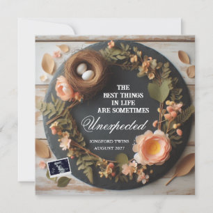 Anúncio de Gravidez das Gêmeas das Redes Sociais