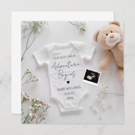 Anúncio de Gravidez de Aventura Moderna