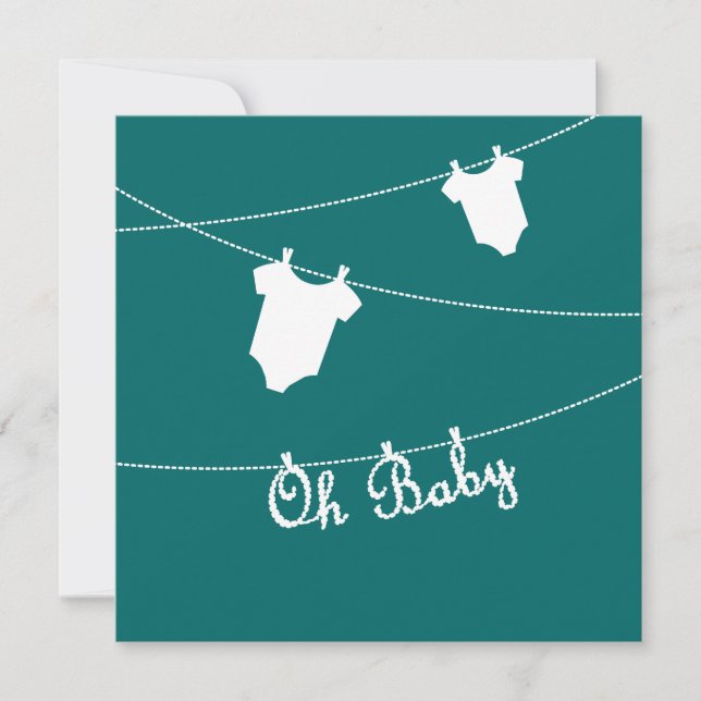 Anúncio de gravidez de bebê (Frente)