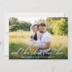 Anúncio de Gravidez de Foto Moderna