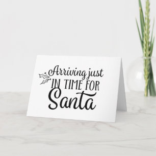 Anúncio de Gravidez de Natal Bebê Previsto para De