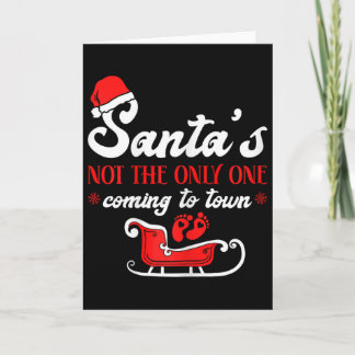 Anúncio de Gravidez de Natal do Papai Noel