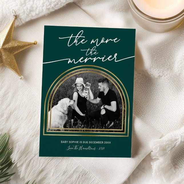 Anúncio de Gravidez de Natal em Arch Frame (Criador carregado)