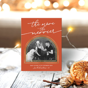 Anúncio de Gravidez de Natal em Arch Frame