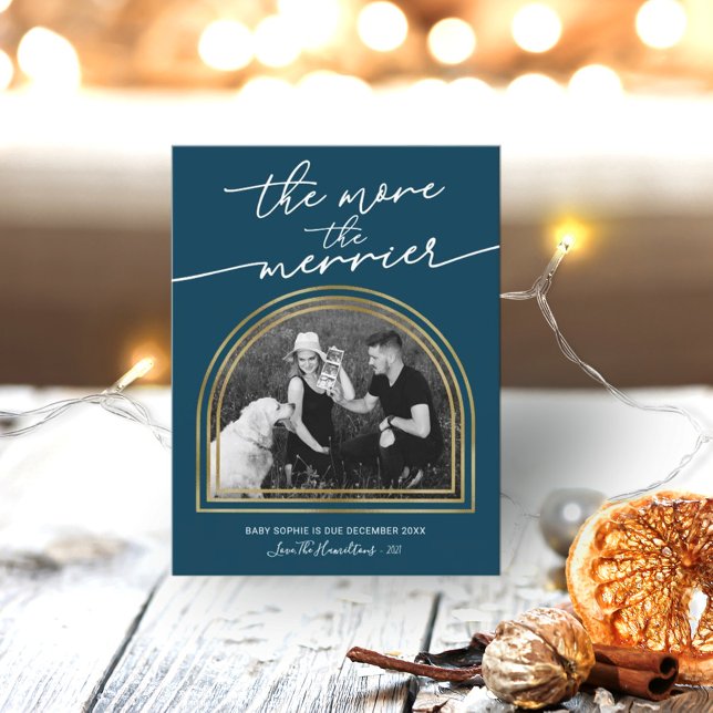 Anúncio de Gravidez de Natal em Arch Frame (Criador carregado)