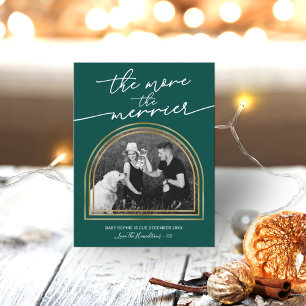 Anúncio de Gravidez de Natal em Arch Frame