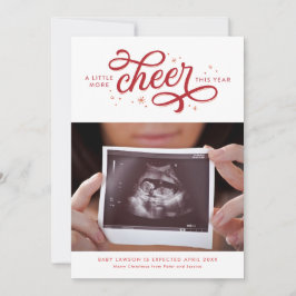 Anúncio de gravidez de Natal mais animado