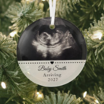 Anúncio de gravidez de ultrassom personalizado par