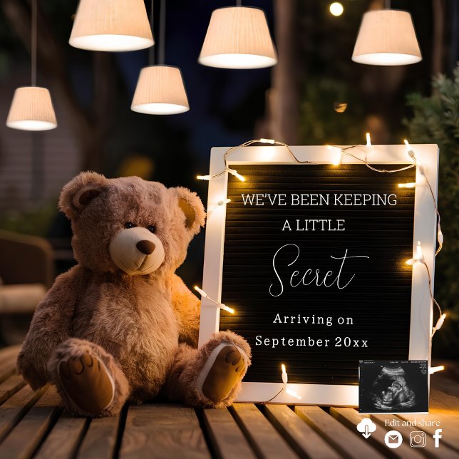 Anúncio de gravidez digital personalizado (Criador carregado)