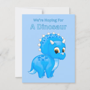 Anúncio de Gravidez do Bebê Dinossauro Bonito