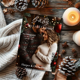 Anúncio de Gravidez do Cobrir da Revista de Natal