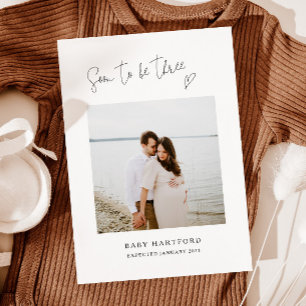 Anúncio de gravidez   Em breve será três