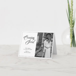 Anúncio de gravidez em estilo clássico