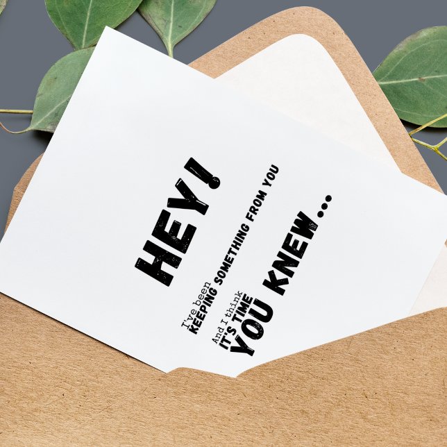 Anúncio de gravidez exclusivo Cartão para a Famíli (Criador carregado)