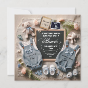 Anúncio de Gravidez Gêmea   Gêmeos Esperados