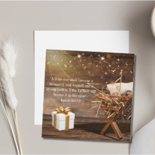 Anúncio de Gravidez Isaiah 60:22