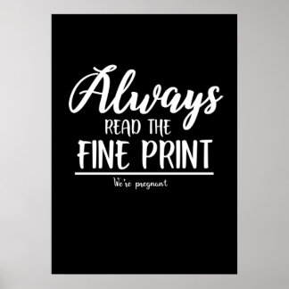 Anúncio De Gravidez Leia O Impressão
