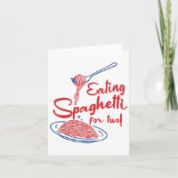 Anúncio de gravidez Mãe italiana Comendo Spaghett