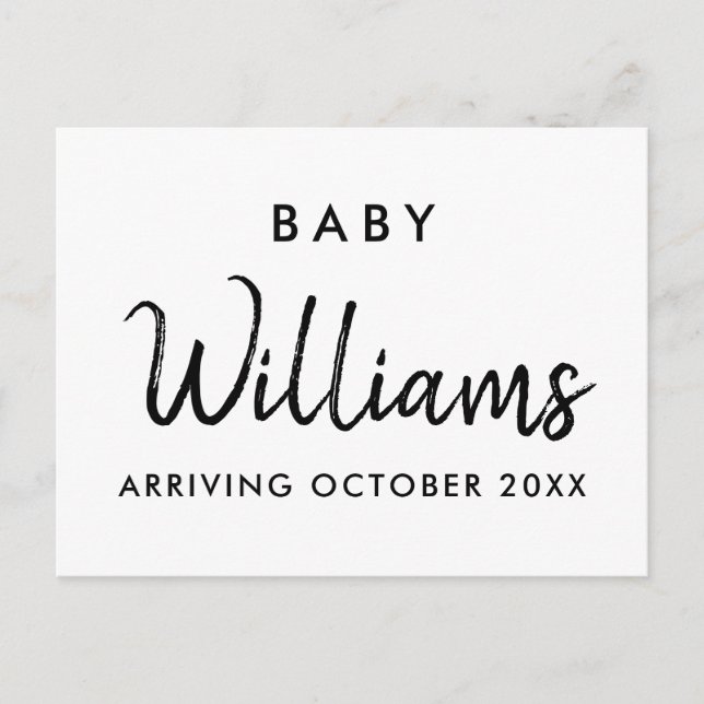 Anúncio de Gravidez Moderna (Frente)