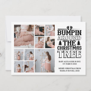 Anúncio de gravidez na árvore de Natal de 10 fotos