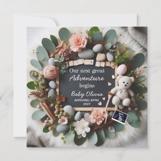 anúncio de gravidez neutra em termos de gênero Edi (Frente)