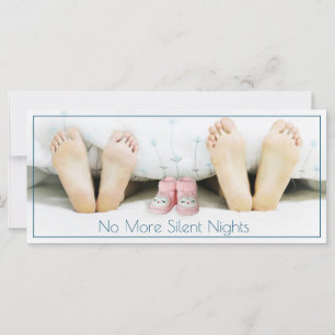 Anúncio de gravidez no feriado fotográfico engraça