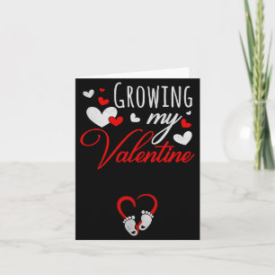 Anúncio de Gravidez Nova Mãe Crescendo Meu Valenti