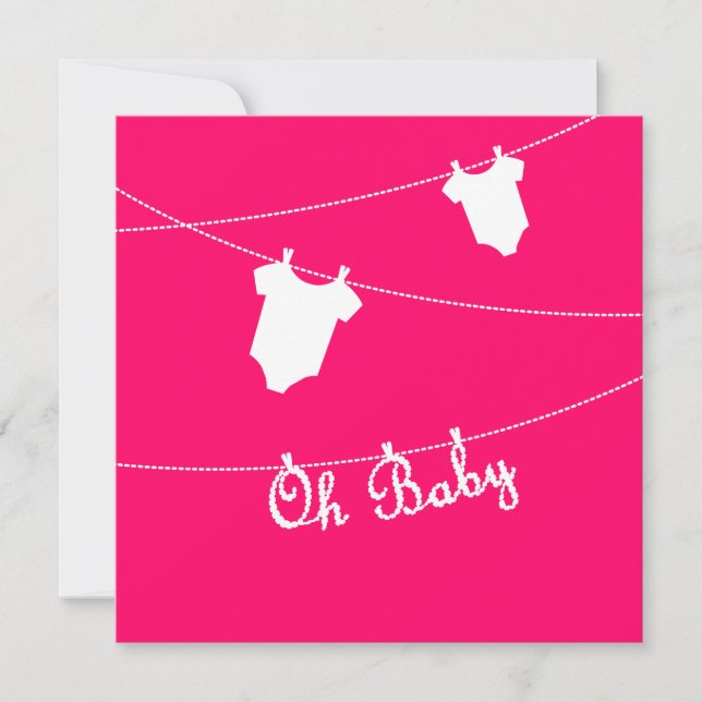 Anúncio de Gravidez Oh Bebê (Frente)