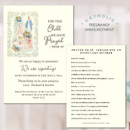 Anúncio de gravidez para bebês ou meninos