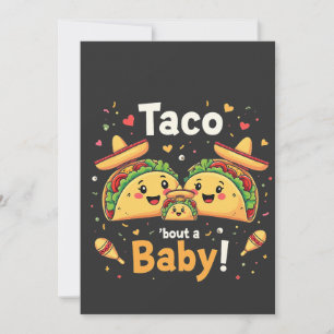 Anúncio de Gravidez Taco Bout a Baby 