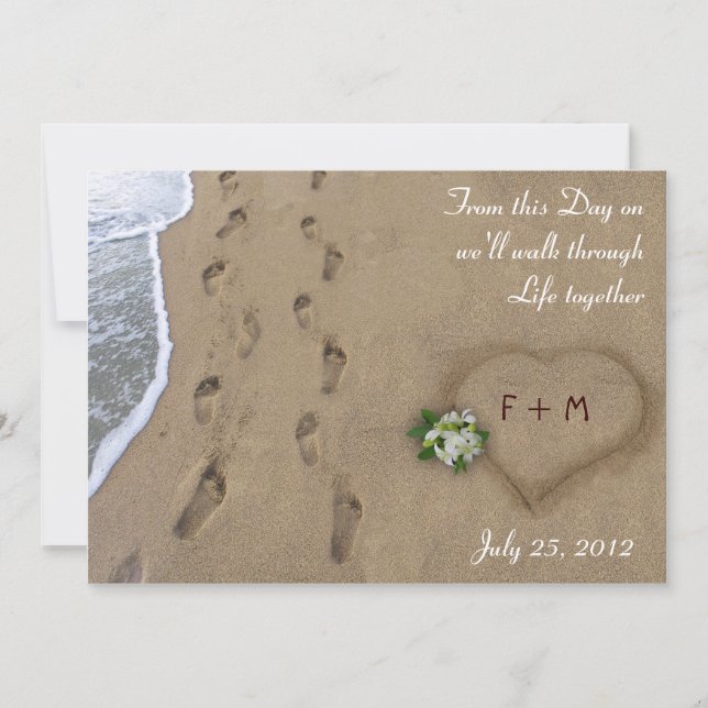 Anúncio de Heart & Tracks / Salve a Data (Frente)