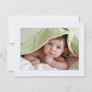 Anúncio de Imagem do Bebê Boy Blue Dots Baby Pictu