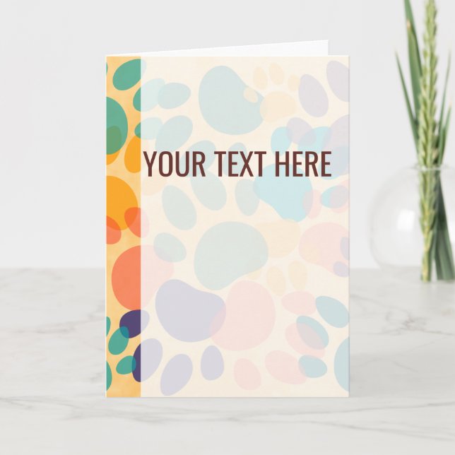 Anúncio de Impressões de Patas de Cachorro com Pad (Frente)