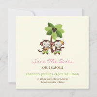 Anúncio de Macacos Luau Salve a Data