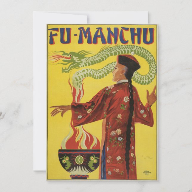 Anúncio de mágico Fu-Manchu (Frente)